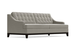 Bannister Queen Size Sleeper Sofa Bed :: Leg Finish: Espresso / Sleeper Option: Memory Foam Mattress