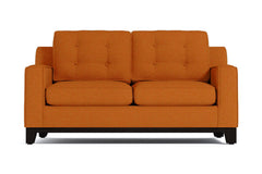 Brentwood Twin Size Sleeper Sofa Bed :: Leg Finish: Espresso / Sleeper Option: Memory Foam Mattress