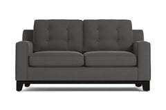 Brentwood Twin Size Sleeper Sofa Bed :: Leg Finish: Espresso / Sleeper Option: Memory Foam Mattress