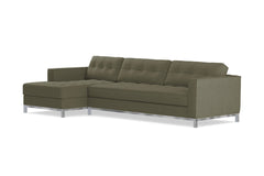 Fillmore 2pc Sleeper Sectional :: Configuration: LAF - Chaise on the Left / Sleeper Option: Memory Foam Mattress