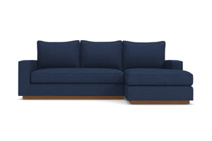 Harper Reversible Chaise Sofa :: Leg Finish: Pecan