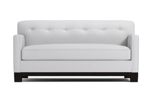 Harrison Ave Apartment Size Sleeper Sofa Bed :: Leg Finish: Espresso / Sleeper Option: Memory Foam Mattress