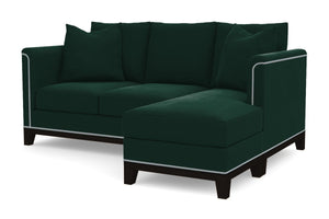 La Brea Reversible Chaise Sleeper Sofa Bed :: Leg Finish: Espresso / Sleeper Option: Memory Foam Mattress