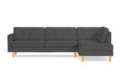 Lexington 2pc Sectional Sofa :: Leg Finish: Natural / Configuration: RAF - Chaise on the Right