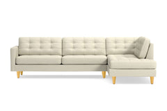 Lexington 2pc Sectional Sofa :: Leg Finish: Natural / Configuration: RAF - Chaise on the Right