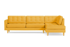 Lexington 2pc Sectional Sofa :: Leg Finish: Natural / Configuration: RAF - Chaise on the Right