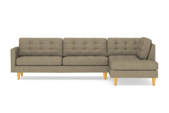 Lexington 2pc Sectional Sofa :: Leg Finish: Natural / Configuration: RAF - Chaise on the Right