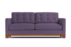 Logan Drive Twin Size Sleeper Sofa Bed :: Leg Finish: Pecan / Sleeper Option: Memory Foam Mattress