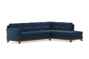 Marco 2pc Sectional Sofa :: Leg Finish: Pecan / Configuration: RAF - Chaise on the Right