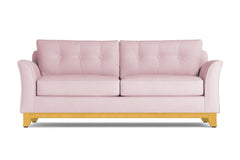 Marco Queen Size Sleeper Sofa Bed :: Leg Finish: Natural / Sleeper Option: Deluxe Innerspring Mattress