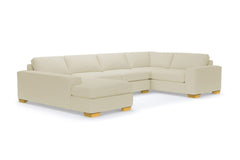 Melrose 3pc Sectional Sofa :: Leg Finish: Natural / Configuration: LAF - Chaise on the Left