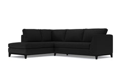 Mulholland Drive 2pc Sleeper Sectional :: Leg Finish: Espresso / Configuration: LAF - Chaise on the Left / Sleeper Option: Deluxe Innerspring Mattress